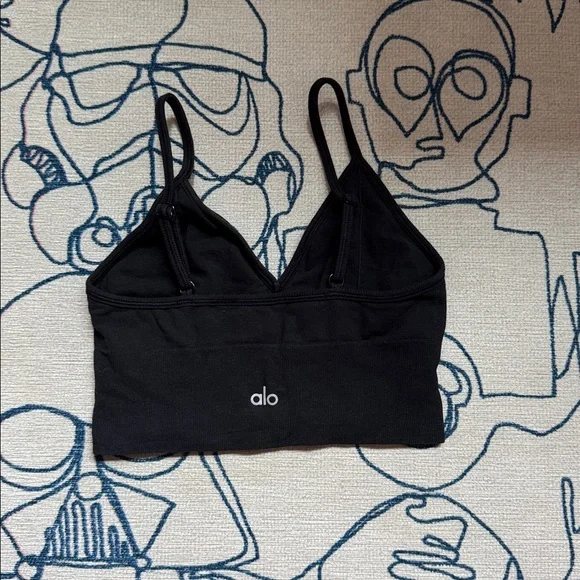 Alo Black Delight Bralette - Picture 2 of 2